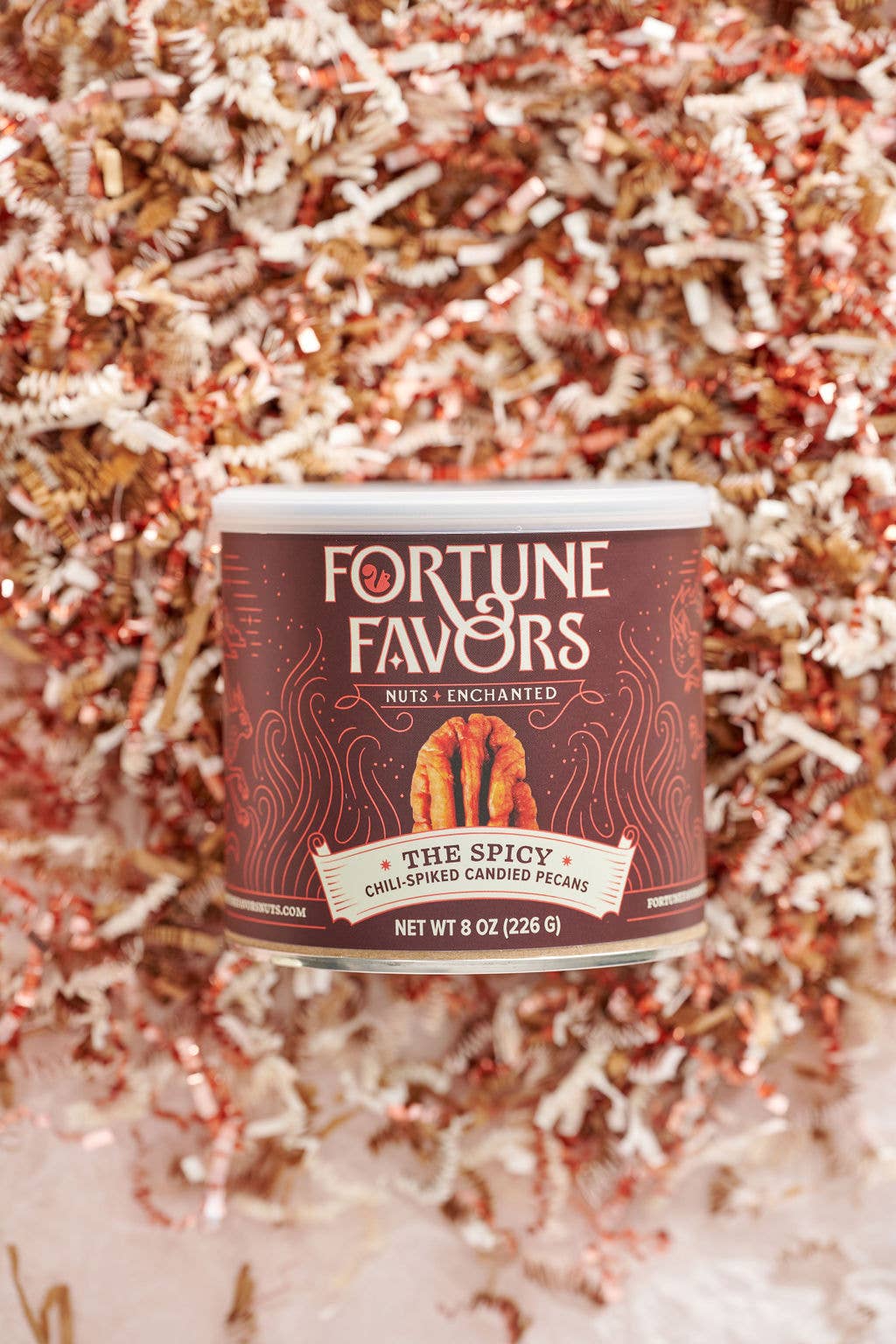 8oz Fortune Favors The Spicy Candied Pecans