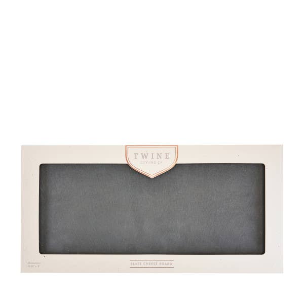 16" Slate Cheese Board w/ Natural Edges - Includes Chalk