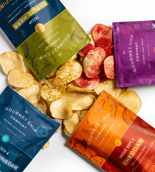Tuscan Garlic Herb Thick Cut Potato Chips -