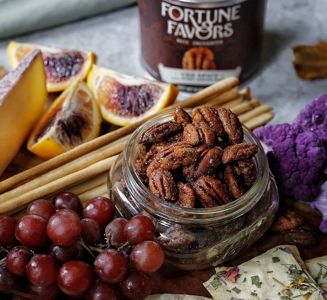 8oz Fortune Favors The Spicy Candied Pecans