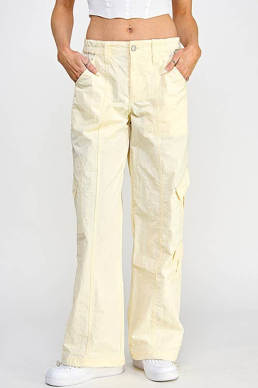 Low-Rise Parachute Pants