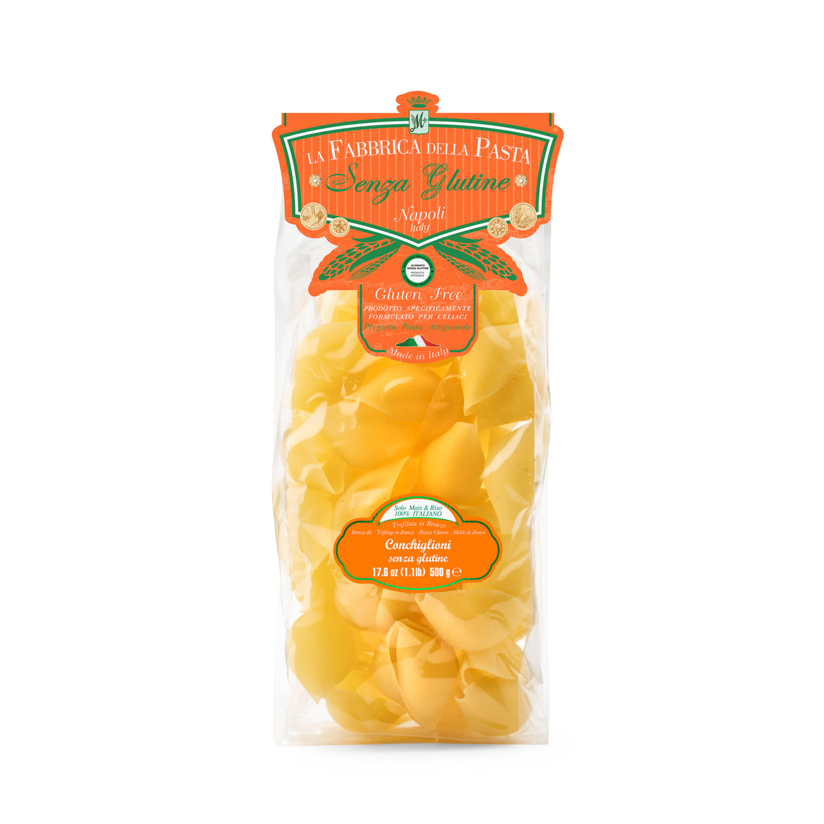 Gluten Free Conchiglioni | La Fabbrica della Pasta