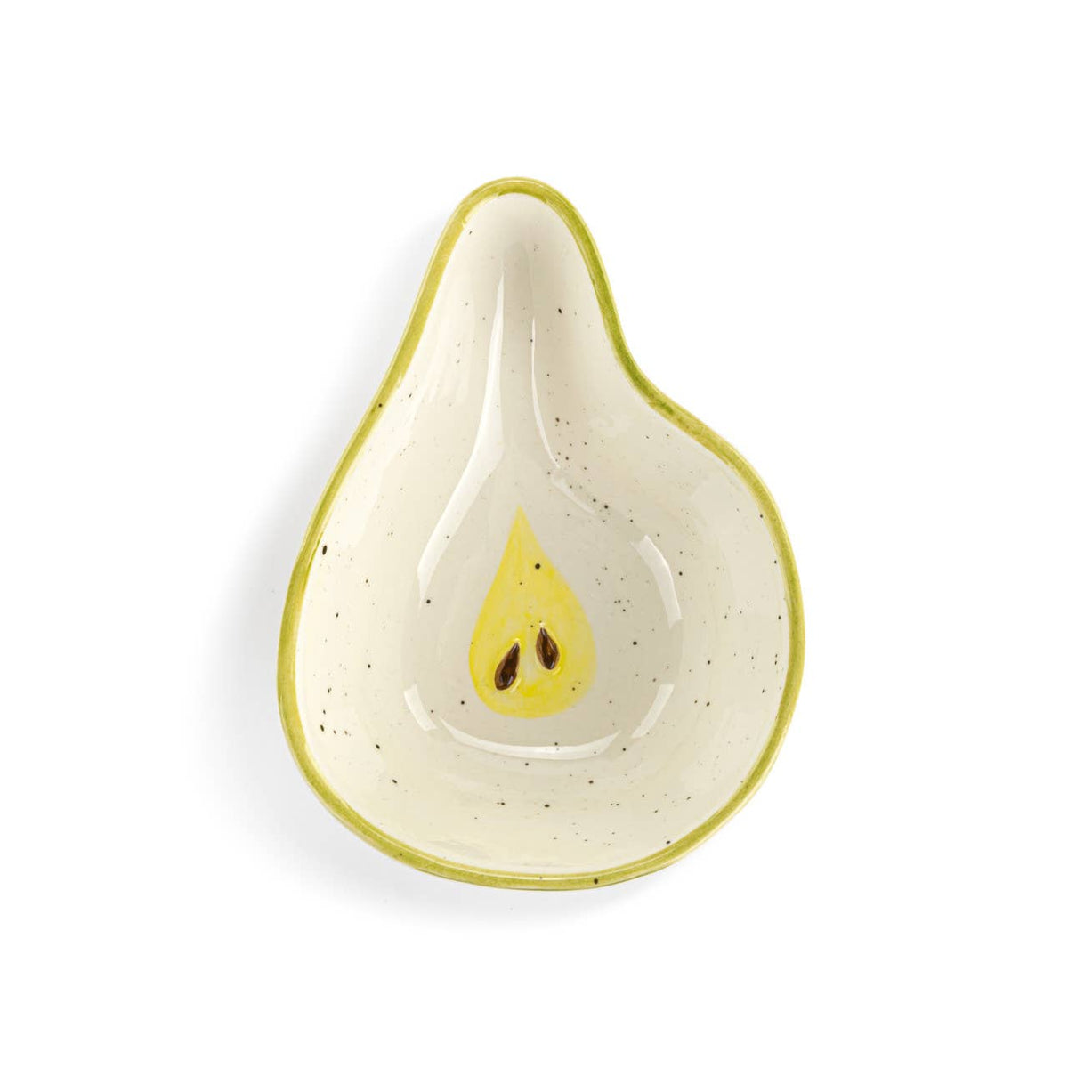 Pear Shaped Ceramic Mini Bowl - 5in