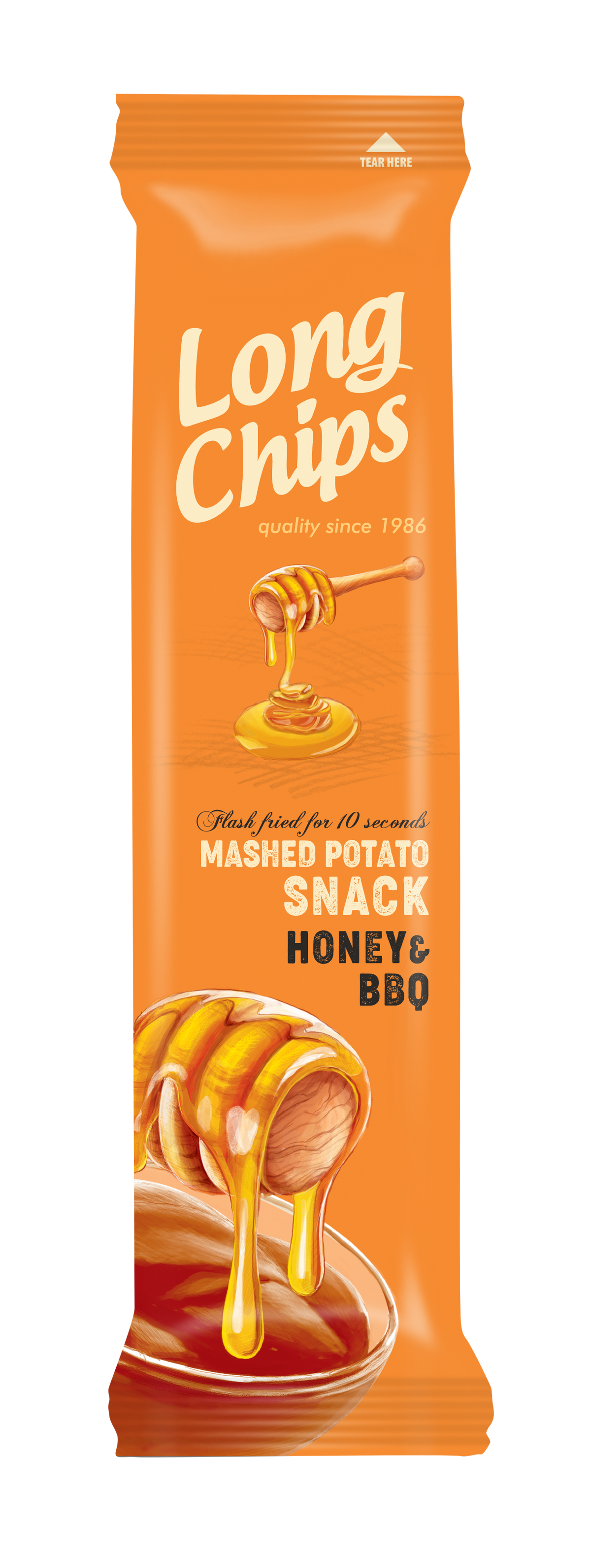 Long Potato Chips Honey BBQ 75g/2.6oz