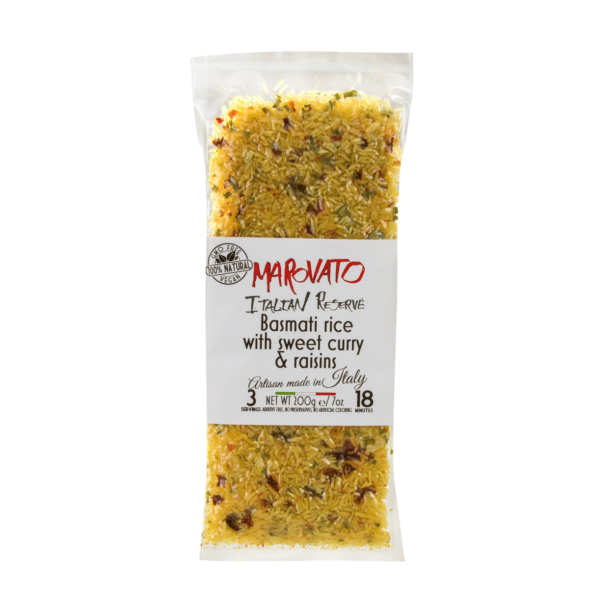 Marovato Basmati Rice with Sweet Curry and Raisins