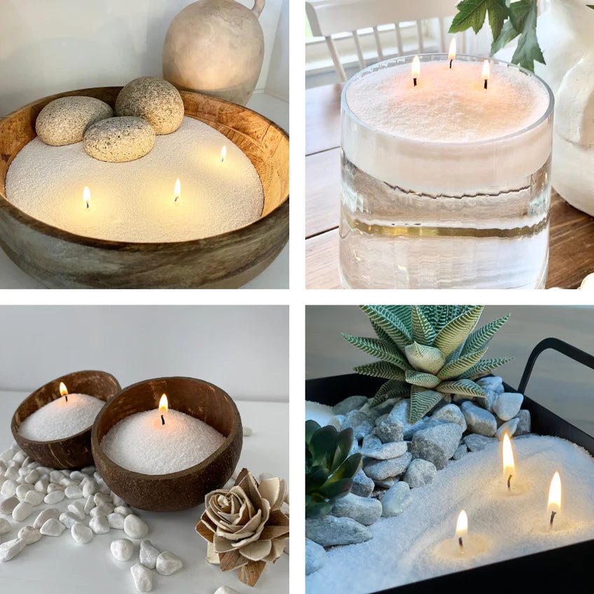 Foton Pearled Candle (Unscented Colored)