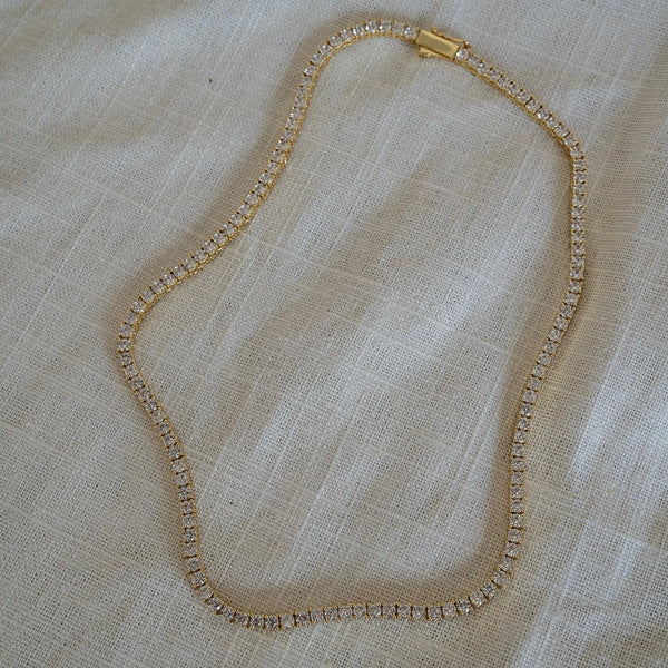 Mini Tennis Necklace 18"