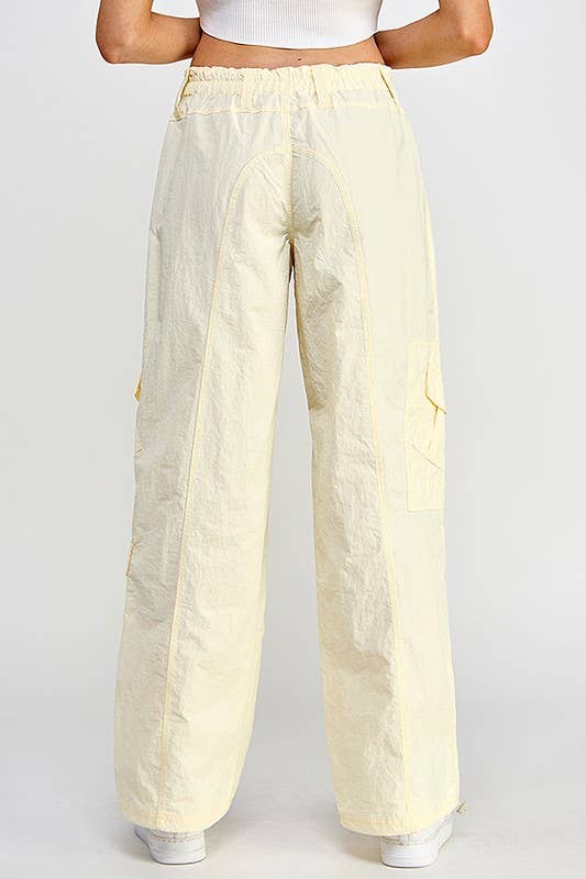 Low-Rise Parachute Pants