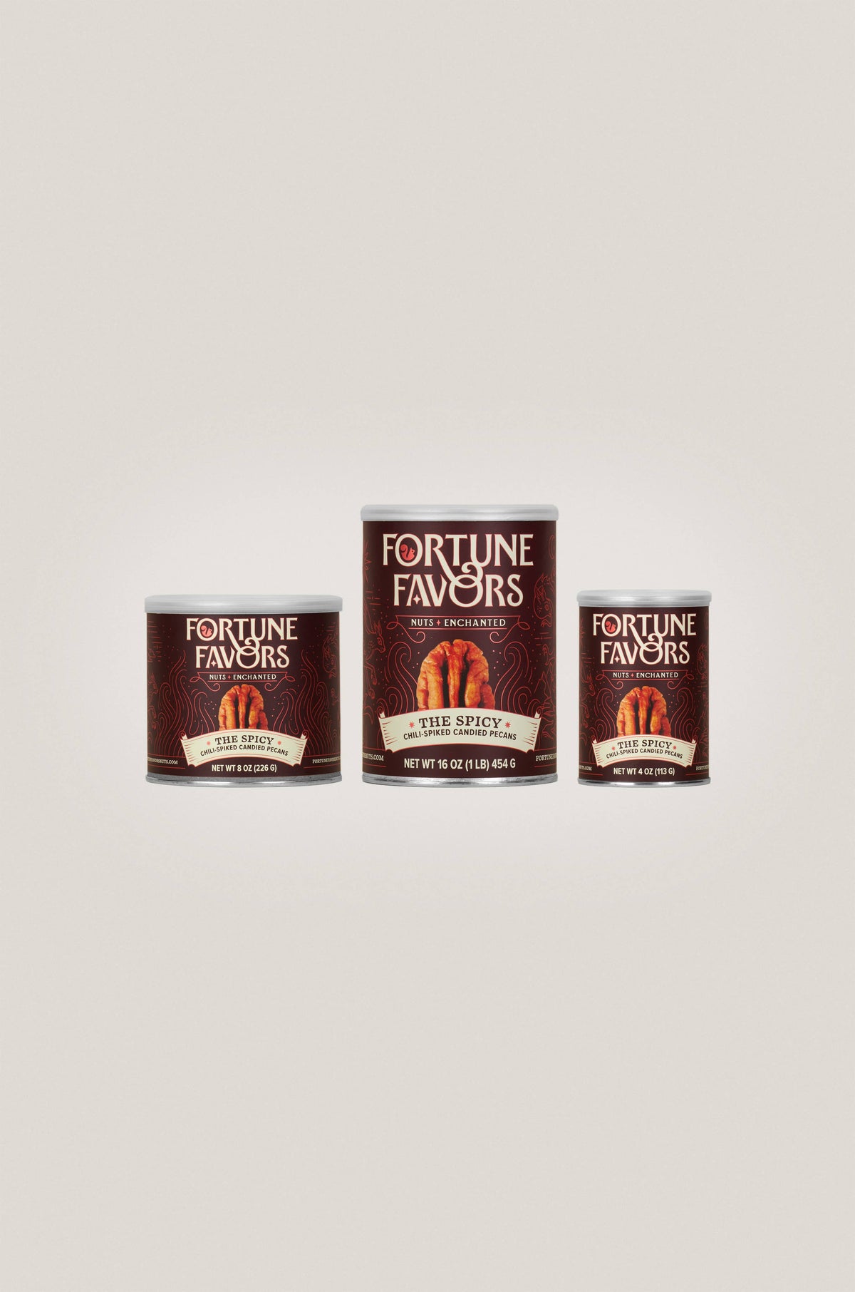 8oz Fortune Favors The Spicy Candied Pecans