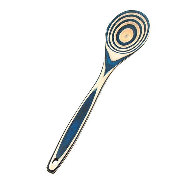 IB 12" Blue Pakka Wood Spoon