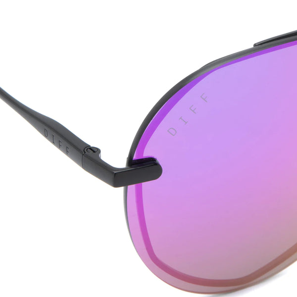 Lenox- Matte Black+ Purple