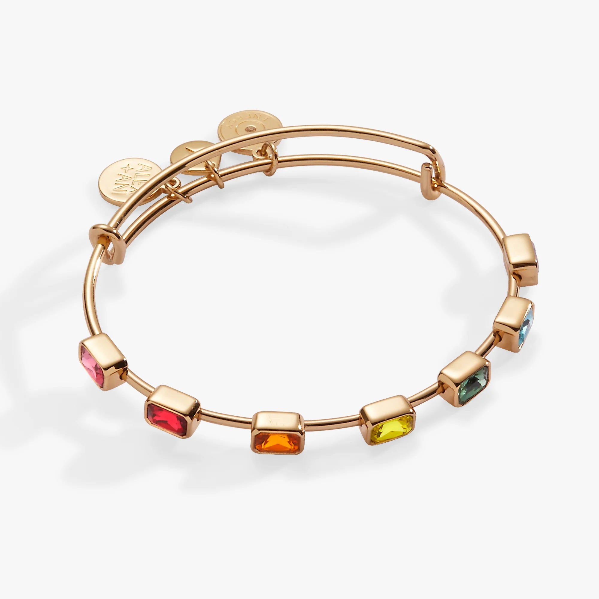 Rainbow In-Line Stone Bangle