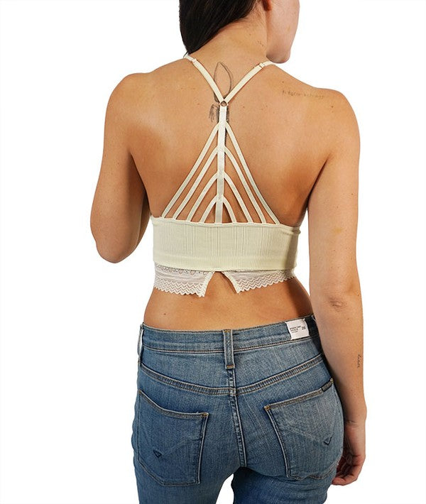 Lace Ribbed Bralette Brami