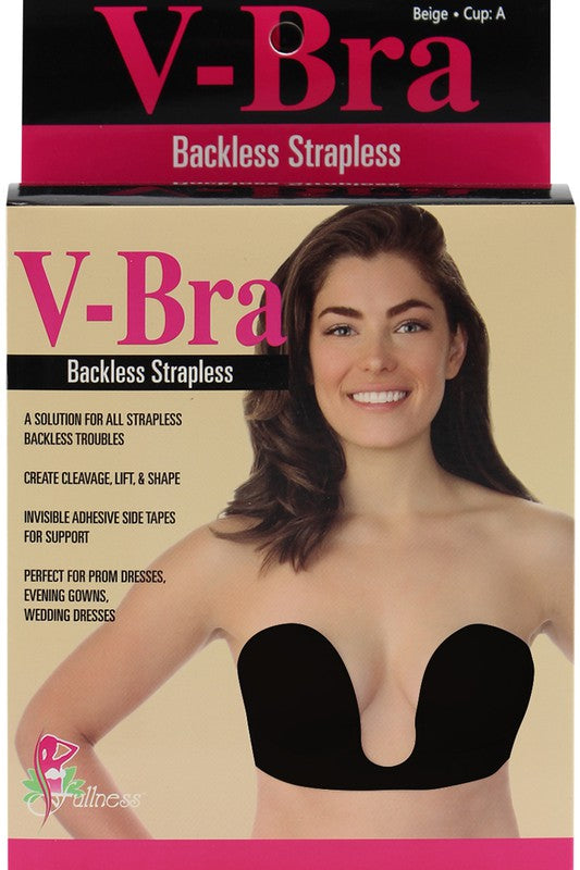 Backless Strapless V bra