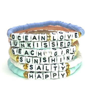 Cube Word Bracelet