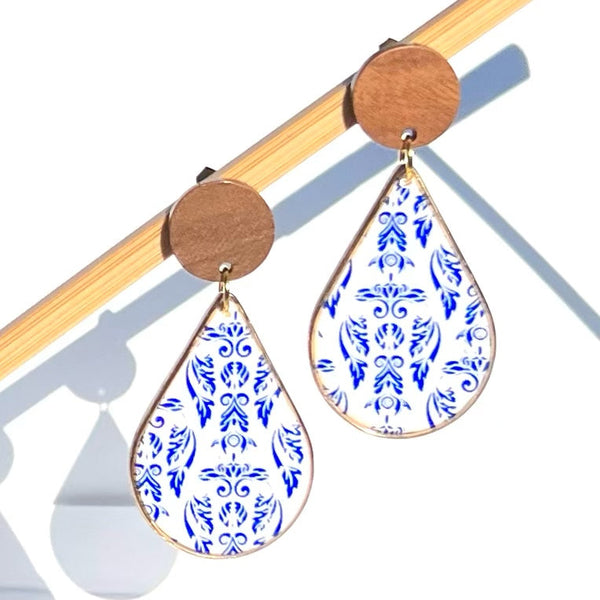 Santorini Teardrop Dangle - 14k Gold Fill
