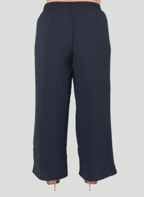 Wide Leg Midnight Navy Pant