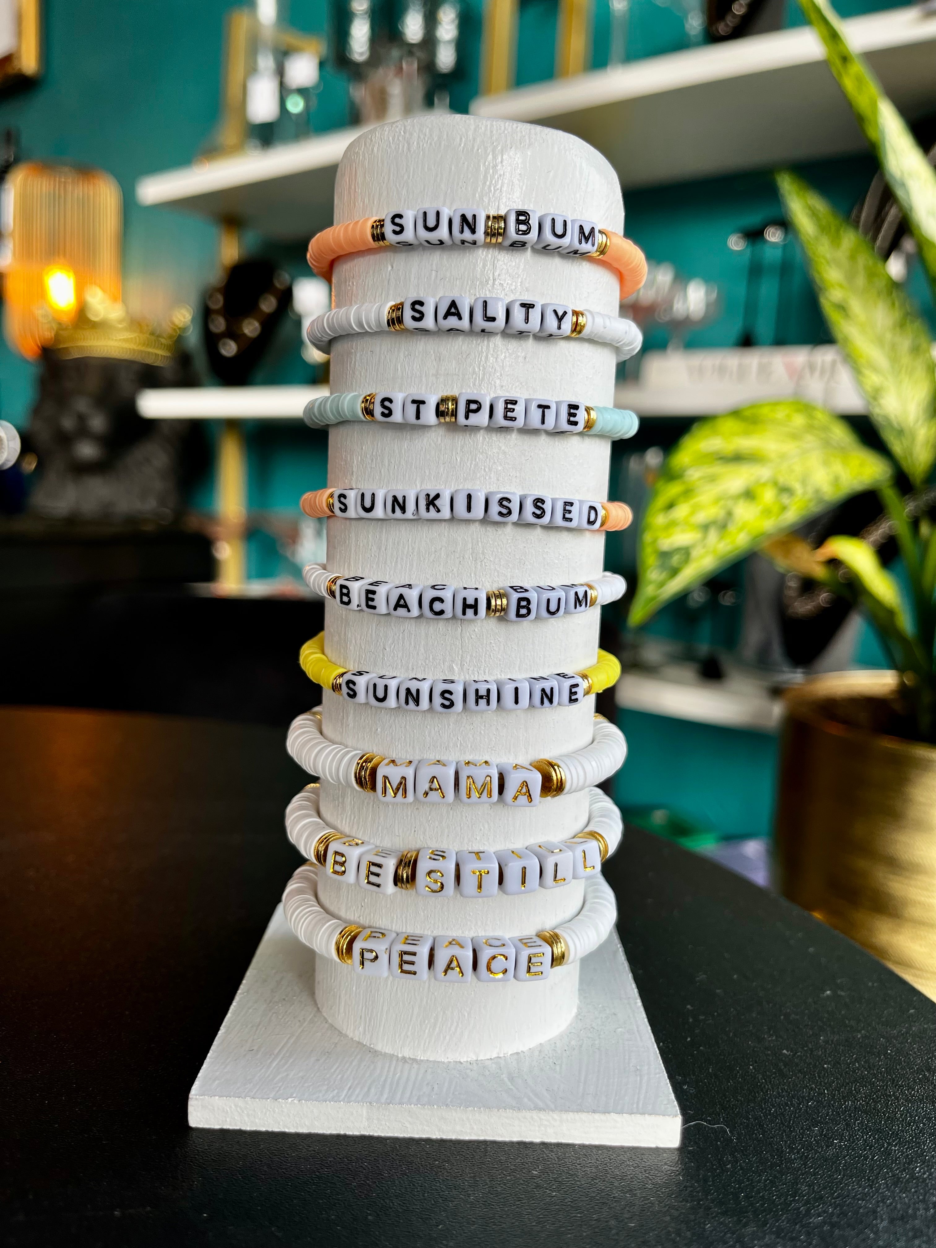 Cube Word Bracelet