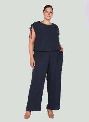 Wide Leg Midnight Navy Pant