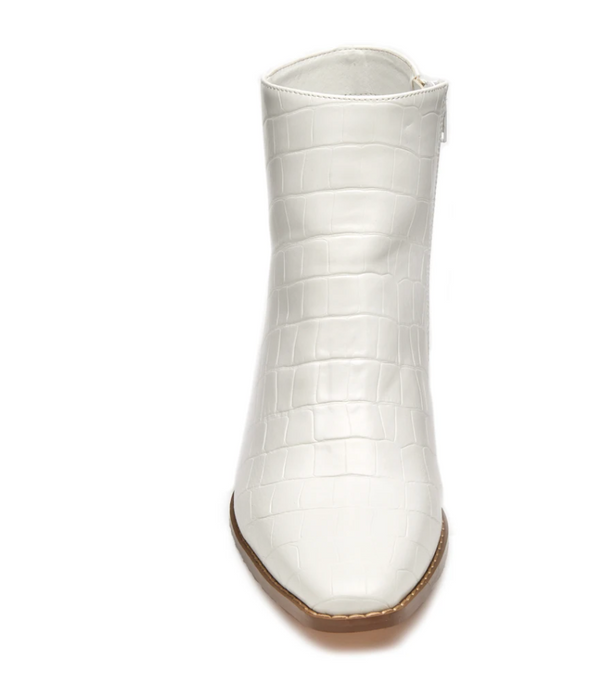 Spade White Croc Boots