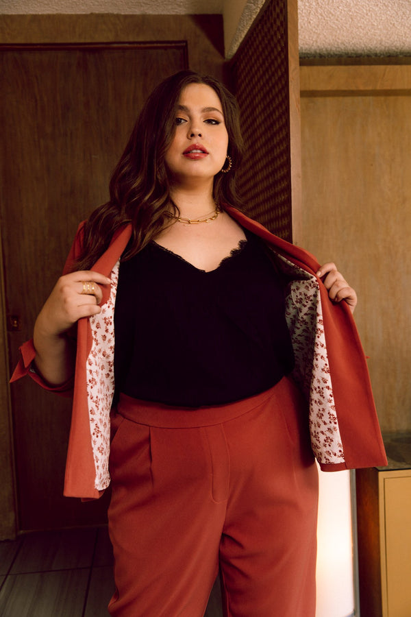 Tie Sleeve Blazer